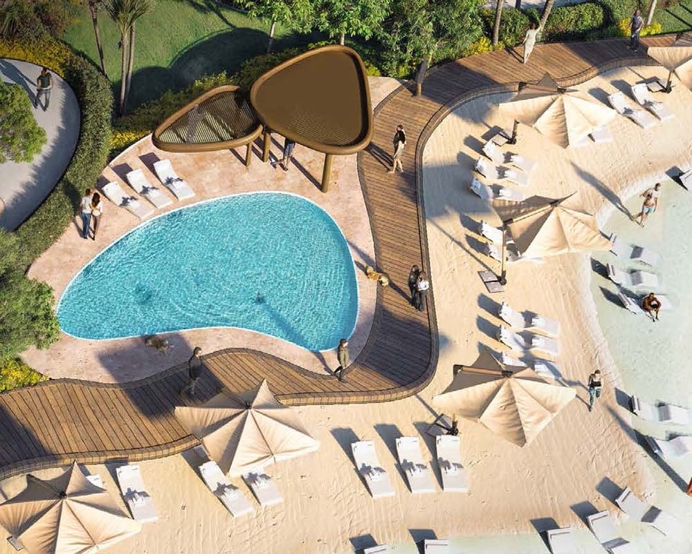 Inspired by nature's rolling landscapes, Binghatti Hills at Dubai Science Park carves a unique silhouette against the Dubai skyline. Its twin towers gracefully curve, mirroring the gentle inclines of the earth, creating a visual symphony where modern design meets tranquility.  Step inside and discover a world of bespoke experiences. The meticulously curated amenity deck caters to every desire. Take a refreshing dip in the infinity pool, its edge blurring with the city vista. Unwind amidst lush greenery in the sky gardens or challenge yourself on the padel tennis court. Residents also enjoy the exclusivity of a private beach, a serene zen garden and a state-of-the-art fitness center. This expansive development offers over 1,660 residences, with a variety of studios, one and two-bedroom apartments. Each unit boasts a private balcony, showcasing breathtaking cityscapes. Smart home technology seamlessly integrates into every residence, providing residents with unparalleled convenience and control. Binghatti Hills fosters a vibrant community atmosphere with over 20 amenities. Families can gather in the dedicated seating area while sports enthusiasts can utilize the basketball court or street soccer pitch. The mini amphitheater offers a platform for social events, while the spa promises moments of pure indulgence.  Starting at AED 777K, Binghatti Hills offers studios and one- to two-bedroom apartments. The handover is expected in Q3 2026 with a flexible 70/30 payment plan.