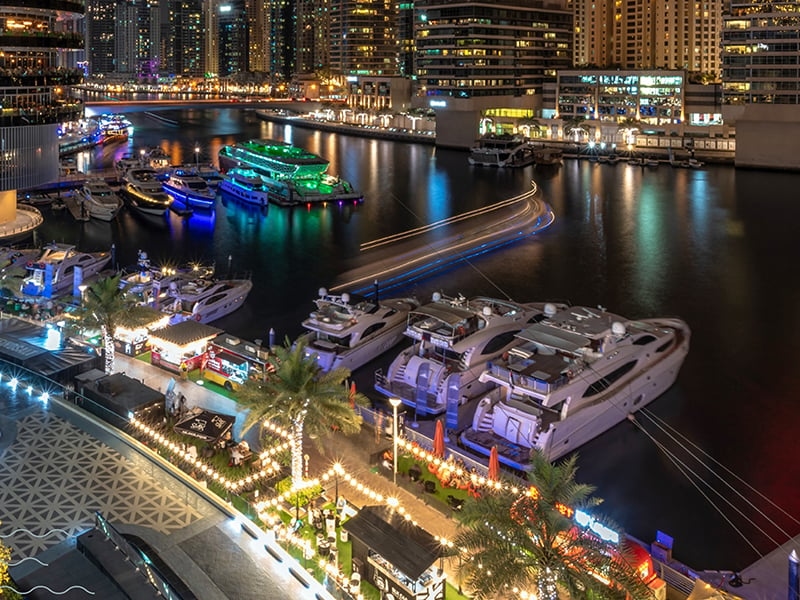 Emaar Marina Cove at Dubai Marina is a prestigious new development by Emaar Properties, offering an impressive collection of 1 to 4-bedroom waterfront apartments that embody the very essence of cosmopolitan living. Rising gracefully along the Dubai Marina skyline, this high-rise development seamlessly combines architectural sophistication with sweeping views of the marina and cityscape. It creates a harmonious blend of exclusivity and tranquility, nestled within the vibrant energy of one of Dubai’s most sought-after waterfront locations. This distinguished waterfront community offers an ideal balance of dynamic city living and peaceful marina surroundings, complemented by a wealth of lifestyle and recreational amenities designed to cater to a range of preferences. Each apartment within Emaar Marina Cove has been thoughtfully designed with spacious open-plan layouts and expansive floor-to-ceiling windows that invite natural light and offer uninterrupted views of the marina. The development’s suite of amenities includes a fully-equipped gym, an infinity pool, a beautifully landscaped terrace, a children’s play area and dedicated BBQ zones, all contributing to a lifestyle of relaxation and social enjoyment. Whether you’re in search of a stylish urban retreat or a family-friendly residence, Emaar Marina Cove offers the perfect home for every lifestyle. Starting at AED 2,030,000, Emaar Marina Cove presents 1 to 4-bedroom waterfront apartments in Dubai Marina, with handover set for Q4 2029