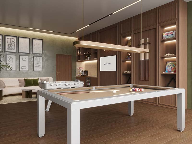 At the heart of Ocean House by Ellington Properties lies a commitment to exquisite oceanside living. Within this haven, a diverse range of 2 to 6-bedroom apartments, duplexes and penthouses awaits. As you step into the lobby, you'll be greeted by a minimalist hotel-like ambiance, defined by a double-height ceiling and elegant neutral decor. Lush greenery enhances the welcoming atmosphere, creating a serene sanctuary for residents and guests alike. Inside, these thoughtfully crafted abodes open to a world of contemporary elegance. With spacious designs and sophisticated neutral palettes, the interiors of Ocean House exude tranquility and sophistication. Floor-to-ceiling windows flood the space with natural light, offering residents breathtaking views of the surroundings. As you explore further, you'll find yourself drawn to the lush private pools and gardens, offering a tranquil retreat amidst the bustling city. Designed with utmost privacy and serenity in mind, these outdoor spaces provide residents with a sanctuary to relax and unwind. Venturing beyond the confines of your home, you'll encounter a wealth of private club-inspired amenities, including a 50-meter Olympic swimming pool, a wellness studio, clubhouse and cinema room.  Starting at AED 9.5M, Ocean House by Ellington Properties offers 2 to 6-bedroom apartments, duplexes and penthouses. The handover is expected in Q2 2026 with a 70/30 payment plan.