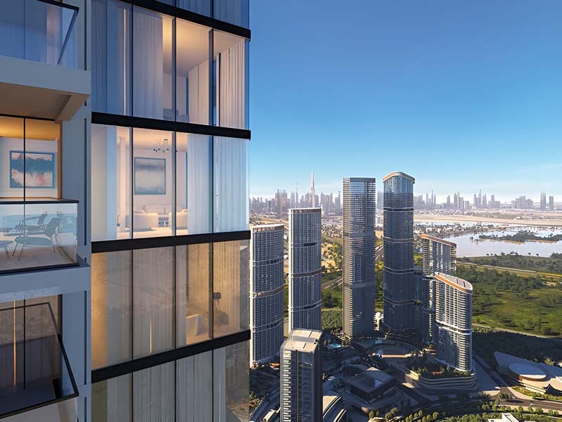 Skyscape Altius by Sobha Realty rises in Sobha Hartland II. It offers a blend of modern design and urban charm. The tower stands tall with 85 stories, each crafted to provide a sense of space and light. Here, every home opens to views of clear waters and the vibrant cityscape. The balance between natural beauty and urban life is seamless. Inside, you will find spaces designed for comfort and elegance. The layout of each apartment reflects a thoughtful approach to living. From one-bedroom to three-bedroom options, each home caters to different needs and preferences. The interiors showcase a blend of form and function, creating spaces that are both stylish and practical. Skyscape Altius at Sobha Hartland II offers more than just a place to live. It provides a lifestyle where the details matter. The open spaces and high ceilings add to the feeling of freedom and light. The views from the windows are more than just a sight; they are part of the living experience. This project is designed for those who seek both tranquility and connection to the city's pulse.