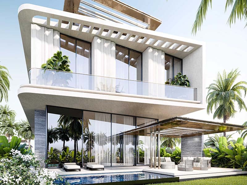 Bentley Mira Villas by Mira is a luxury residential community featuring premium 5-bedroom villas and mansions in the prestigious Meydan District 11, Dubai. These exclusive homes are meticulously designed by Bentley Home, blending classic elegance with modern sophistication. The project offers residents a unique opportunity to live in a space that showcases the timeless craftsmanship of Bentley, complete with hand-crafted furniture and luxury furnishings from renowned brands like Baccarat, Christofle and Gaggenau. Each villa is thoughtfully designed with three distinct interior styles: Traditional, Formal, and Contemporary, allowing homeowners to customize their living spaces according to personal preferences. Spanning between 7,212 and 15,070 square feet, the villas and mansions offer stunning views of Dubai’s skyline and a serene private lagoon. Residents can enjoy world-class amenities, including a bespoke gymnasium, infinity pool, kids’ play areas, and exclusive clubhouses. The crystal lagoon and sunbathing terraces provide perfect spaces for relaxation and luxury living. Located in the heart of Meydan District 11, Bentley Mira Villas offers exceptional connectivity to Dubai’s major landmarks such as Downtown Dubai, Burj Khalifa, and Dubai International Airport. The vibrant community is surrounded by parks, schools, and leisure areas, making it ideal for families and professionals. Starting at AED 20M, Bentley Mira Villas at Meydan District 11 offers 5-bedroom villas and mansions. The handover is expected in Q1 2026 with a 50/50 payment plan.