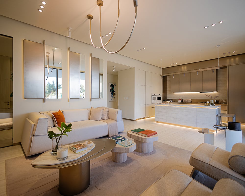 Located in the heart of Mohammed Bin Rashid City, Keturah Reserve Residences by MAG Group offers a stunning collection of 1 to 2-bedroom apartments.  The residences present fully furnished, open-plan designs that discard traditional corridors and hallways. This choice optimizes the flow of passage, creating spaces that feel expansive and interconnected. Here, every corner serves a purpose, contributing to an uncluttered, harmonious living experience. Custom-designed furniture and fixtures enhance the seamless integration of form and function. Thoughtfully curated for each space, they effortlessly blend into the interior, fostering a sense of unrestricted movement.  In a unique marriage of architecture and nature, both the interior and exterior facades of Keturah Reserve are fashioned from the same raw materials and colors. This intentional choice subtly merges the development with the surrounding desert landscape, creating a visual harmony that extends beyond its walls. Strategically located in Meydan, Keturah Reserve Residences holds the distinction of being the only residential development in Dubai with a direct 7-minute link to Downtown. With four separate exits onto the city's main thoroughfares, residents enjoy unparalleled connectivity and accessibility. Starting at AED 3.9M, the handover for Keturah Reserve Residences by MAG Group is anticipated in Q4 2026 with a 60/40 payment plan.