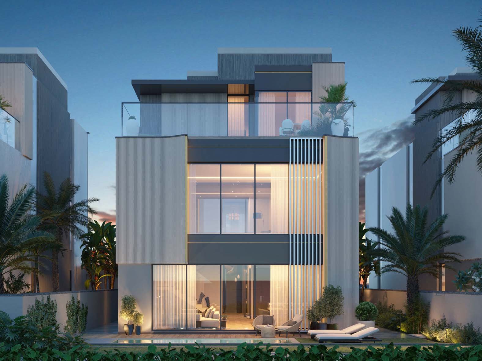 Ellington Properties unveils The Watercrest, a new addition to Mohammed Bin Rashid City. The community is defined by its flowing water features which elegantly merge with beautifully landscaped green spaces and gracefully curved pathways. Three distinct neighborhoods form The Watercrest. The Riverine offers 31 homes, each embracing the water's edge. The Alcove, with 25 units, provides intimate spaces for those who value privacy. The Arcadia rounds out the community with 28 residences, balancing openness and seclusion. Townhouses and villas stand in harmony with their surroundings. Three-bedroom townhouses flow from room to room while four-bedroom villas expand possibilities for family life. Large windows frame ever-changing views of gardens and water features. Inside, materials engage the senses. Wood warms underfoot, stone cools to the touch. Light plays across surfaces, shifting moods from dawn to dusk. Outdoor spaces become natural extensions of home from cozy balconies to spacious gardens. A river club anchors community life, its plunge pool a gathering point on warm days. Fitness and yoga studios promote well-being while an outdoor cinema brings neighbors together under the stars. Children find their own spaces in play areas and a dedicated kids' club.