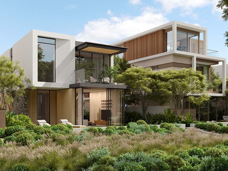 The Acres II by Meraas presents an exclusive collection of 5 to 7-bedroom villas, starting at AED 13.5M. A harmonious blend of elegance and sophistication, these homes offer expansive layouts designed for those who value both space and privacy. The villas are masterfully crafted, with large, open living areas that flow effortlessly into one another, creating a sense of freedom and fluidity. The gourmet kitchens, equipped with the finest finishes, offer a seamless transition into living and dining spaces, making them perfect for both intimate gatherings and larger social occasions. Luxurious bedrooms are generously proportioned, each featuring bespoke wardrobes, while the bathrooms are elegantly designed with top-tier fixtures and finishes. Surrounded by pristine landscaping, the community offers a range of exceptional amenities, including a lagoon clubhouse, a tranquil community park and a wellness-focused juice bar. A primary school adds convenience, ensuring that families can live in a setting that offers both peace and accessibility. Starting at AED 13.5M, The Acres II by Meraas offers 5 to 7-bedroom standalone villas. The handover is expected in Q4 2027 with a 65/35 payment plan.