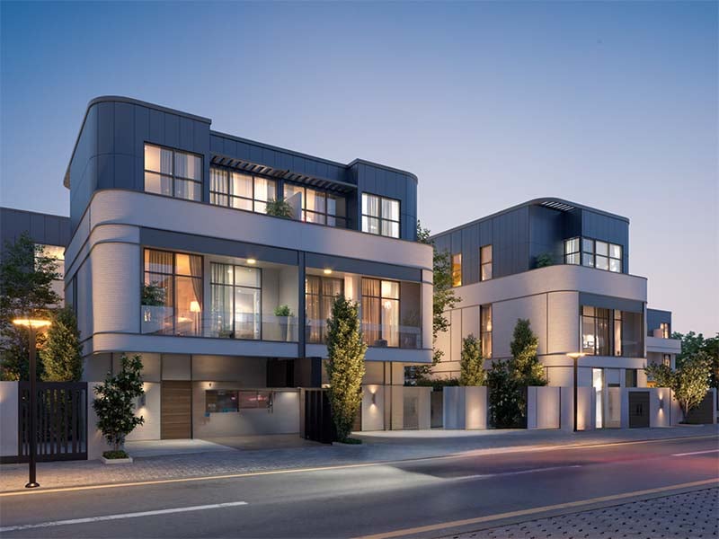 Taormina Village, a residential sanctuary crafted by Reportage Properties, offers a diverse range of thoughtfully designed residences. Here, simplicity and comfort converge to redefine high-end living. Discover a selection of 3 & 4-bedroom townhouses and 3 & 5-bedroom villas, totaling 530 meticulously curated homes. Architectural brilliance defines Taormina Village with each residence meticulously crafted to adhere to the highest international standards of design, quality and space. Embrace a lifestyle of contemporary elegance as you step inside these spacious abodes, where functionality seamlessly blends with modern design elements. Facades adorned with features that epitomize luxury living invite residents to enjoy private balconies, terraces and kitchens designed for culinary experiences. Double glazed windows provide energy efficiency and sound insulation, ensuring optimal comfort in every living space. Beyond the interiors, Taormina Village offers a wealth of amenities and services designed to transform daily life into a recreational retreat. Engage in multi-sport activities or unwind in leisurely designed spaces, where BBQ areas, tennis courts and gyms foster a sense of community. Lush landscapes, jogging tracks and retail outlets further enrich the living experience. Starting at AED 2.8M, Taormina Village by Reportage Properties offers 3 & 4-bedroom townhouses and 3 & 5-bedroom villas. The handover is expected in Q1 2027 with a 30/70 payment plan.