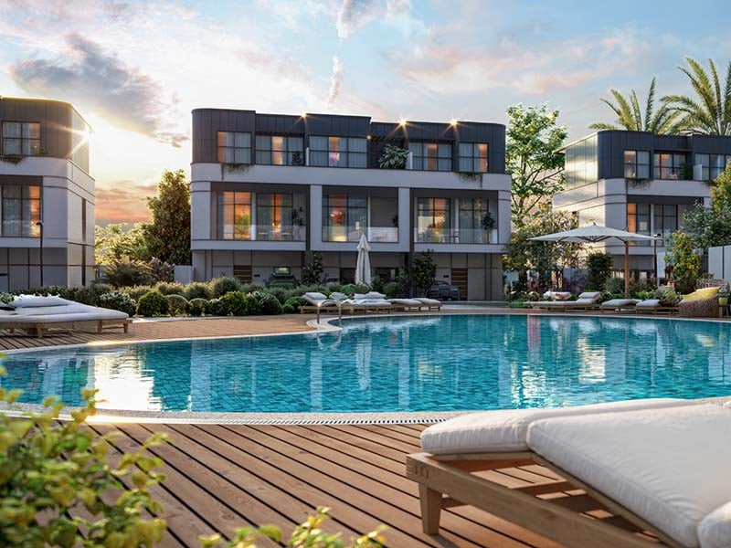 Taormina Village, a residential sanctuary crafted by Reportage Properties, offers a diverse range of thoughtfully designed residences. Here, simplicity and comfort converge to redefine high-end living. Discover a selection of 3 & 4-bedroom townhouses and 3 & 5-bedroom villas, totaling 530 meticulously curated homes. Architectural brilliance defines Taormina Village with each residence meticulously crafted to adhere to the highest international standards of design, quality and space. Embrace a lifestyle of contemporary elegance as you step inside these spacious abodes, where functionality seamlessly blends with modern design elements. Facades adorned with features that epitomize luxury living invite residents to enjoy private balconies, terraces and kitchens designed for culinary experiences. Double glazed windows provide energy efficiency and sound insulation, ensuring optimal comfort in every living space. Beyond the interiors, Taormina Village offers a wealth of amenities and services designed to transform daily life into a recreational retreat. Engage in multi-sport activities or unwind in leisurely designed spaces, where BBQ areas, tennis courts and gyms foster a sense of community. Lush landscapes, jogging tracks and retail outlets further enrich the living experience. Starting at AED 2.8M, Taormina Village by Reportage Properties offers 3 & 4-bedroom townhouses and 3 & 5-bedroom villas. The handover is expected in Q1 2027 with a 30/70 payment plan.