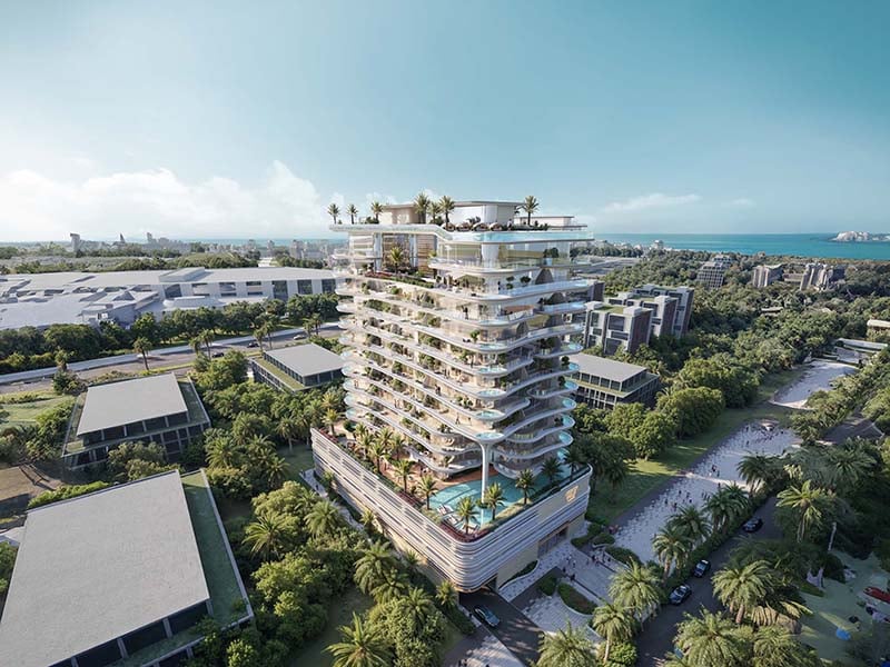 Beach Walk Residence 3 by Imtiaz is a luxurious residential project located in the tranquil Dubai Islands, Deira. This stunning development offers a selection of 1 to 2-bedroom apartments and 3-bedroom penthouses, all thoughtfully designed to evoke a resort-like atmosphere. Each residence is beautifully decorated in neutral tones with aquamarine accents and golden finishes, blending modern elegance with coastal living. High-end Miele appliances and smart home security systems complete the interiors, offering both style and convenience. The project boasts a variety of premium amenities, including indoor and infinity swimming pools, a well-equipped gym, a yoga room, and a serene zen garden. Families will appreciate the children's play area, while additional features like valet parking, a clubhouse, and barbecue areas ensure a lifestyle of comfort and leisure. Beach Walk Residence 3 is designed to promote both relaxation and community engagement. Strategically located in Dubai Islands, Beach Walk Residence 3 offers easy access to major attractions. Nakheel Mall is just 2 minutes away, while the Beachfront Market is a short 5-minute drive. Dubai International Airport is only 10 minutes by car, ensuring excellent connectivity for residents. Starting at AED 1.8M, Beach Walk Residence 3 at Dubai Islands offers 1- to 3- bedroom apartments and penthouses. The handover is expected in Q2 2026 with a 60/40 payment plan.
