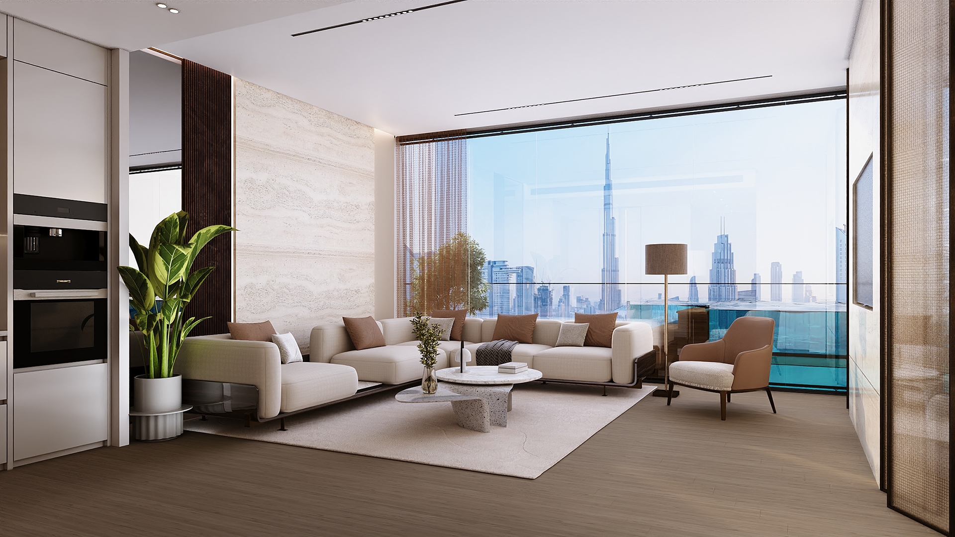 One by Binghatti at Business Bay presents a canvas where modern design meets functional living. This new project offers a range of residential options, including studios and 1-3 bedroom apartments. Each unit is crafted to reflect a balance of space and functionality, designed to meet diverse lifestyle needs. At the heart of One by Binghatti is a collection of well-planned living spaces. Each apartment is arranged to optimize space and offer flexibility, catering to a range of lifestyles. Interiors are defined by a streamlined aesthetic, with floor-to-ceiling windows that frame views of the bustling city below. The layout of each unit is crafted to ensure a harmonious flow of living areas, balancing privacy with openness. Amenities include a range of features tailored to support a balanced lifestyle. Residents can enjoy the convenience of on-site facilities designed for wellness and relaxation. Key amenities include a swimming pool, fitness center, yoga area, outdoor garden and dedicated spaces for children's activities. One by Binghatti is situated along Marasi Drive, placing it at a central point in Business Bay. The location provides easy access to major landmarks and cultural hubs.