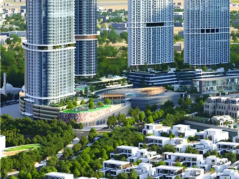 Skyscape Altius by Sobha Realty rises in Sobha Hartland II. It offers a blend of modern design and urban charm. The tower stands tall with 85 stories, each crafted to provide a sense of space and light. Here, every home opens to views of clear waters and the vibrant cityscape. The balance between natural beauty and urban life is seamless. Inside, you will find spaces designed for comfort and elegance. The layout of each apartment reflects a thoughtful approach to living. From one-bedroom to three-bedroom options, each home caters to different needs and preferences. The interiors showcase a blend of form and function, creating spaces that are both stylish and practical. Skyscape Altius at Sobha Hartland II offers more than just a place to live. It provides a lifestyle where the details matter. The open spaces and high ceilings add to the feeling of freedom and light. The views from the windows are more than just a sight; they are part of the living experience. This project is designed for those who seek both tranquility and connection to the city's pulse.